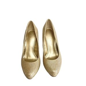 Kelly & Katy Nightengale Gold Heels women’s size 7
